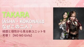 TAKARA(ASHA・KOKONA)はなぜこの二人？経歴と個性から見る新ユニットを考察！【ノノガ】
