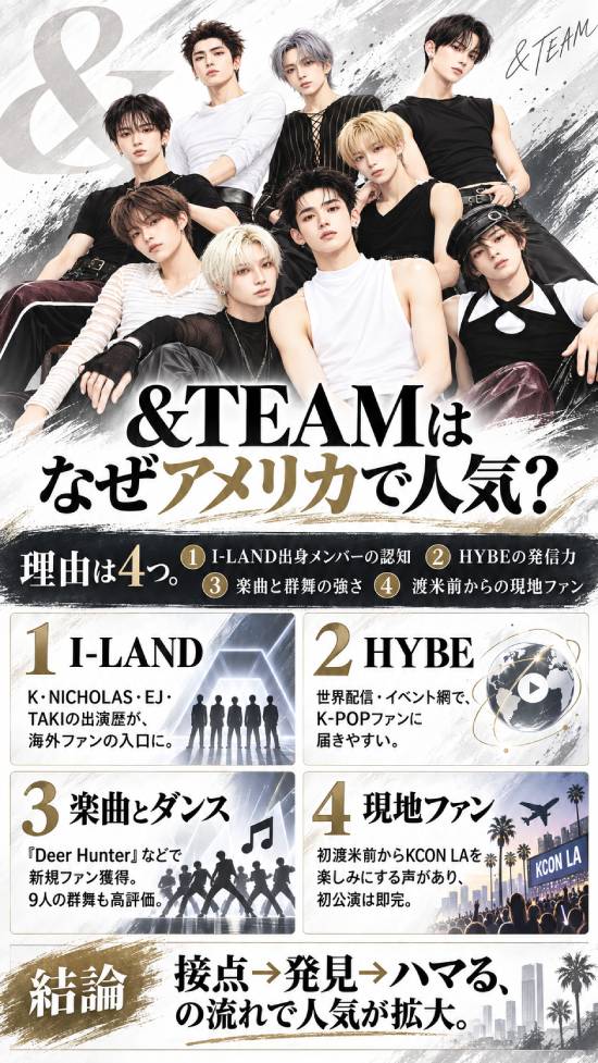 &teamはなぜアメリカで人気なのかの図解